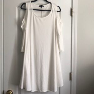 Andree’ by Unit Cold Shoulder Dress Cream